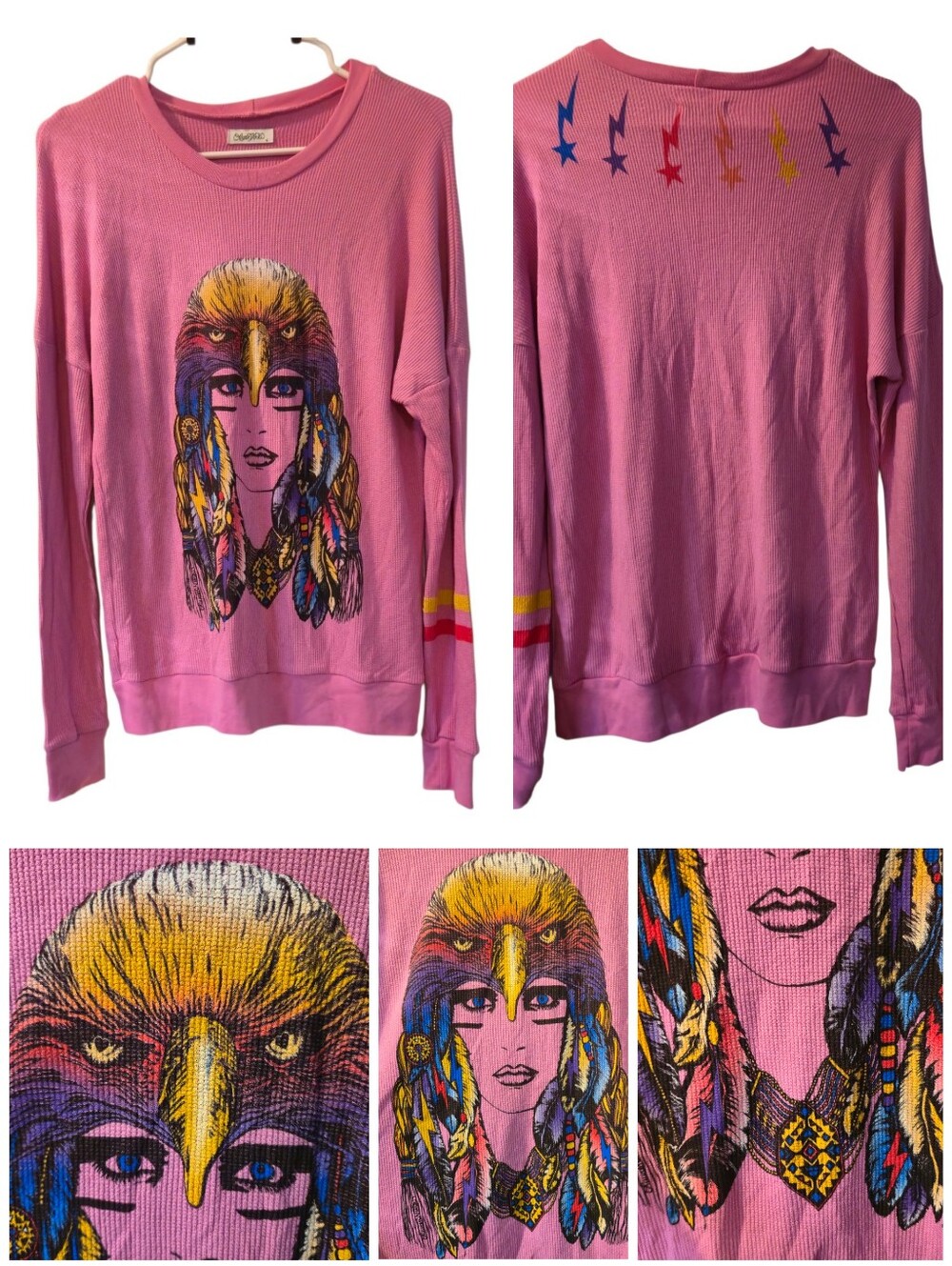 Lauren Moshi Eagle Girl Thermal "sweatshirt"